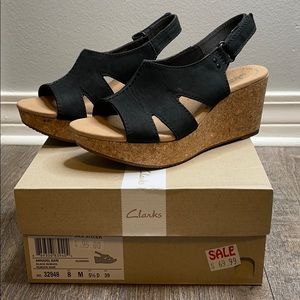 Clarks Wedge Sandel 💗